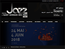 Tablet Screenshot of festivaljazzsaintgermainparis.com